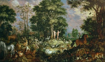 Garden of Eden by Roelandt Jacobsz. Savery